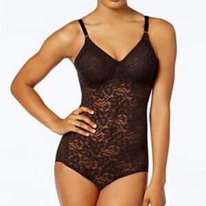 Bali Black Lace Shapewear Bodysuit